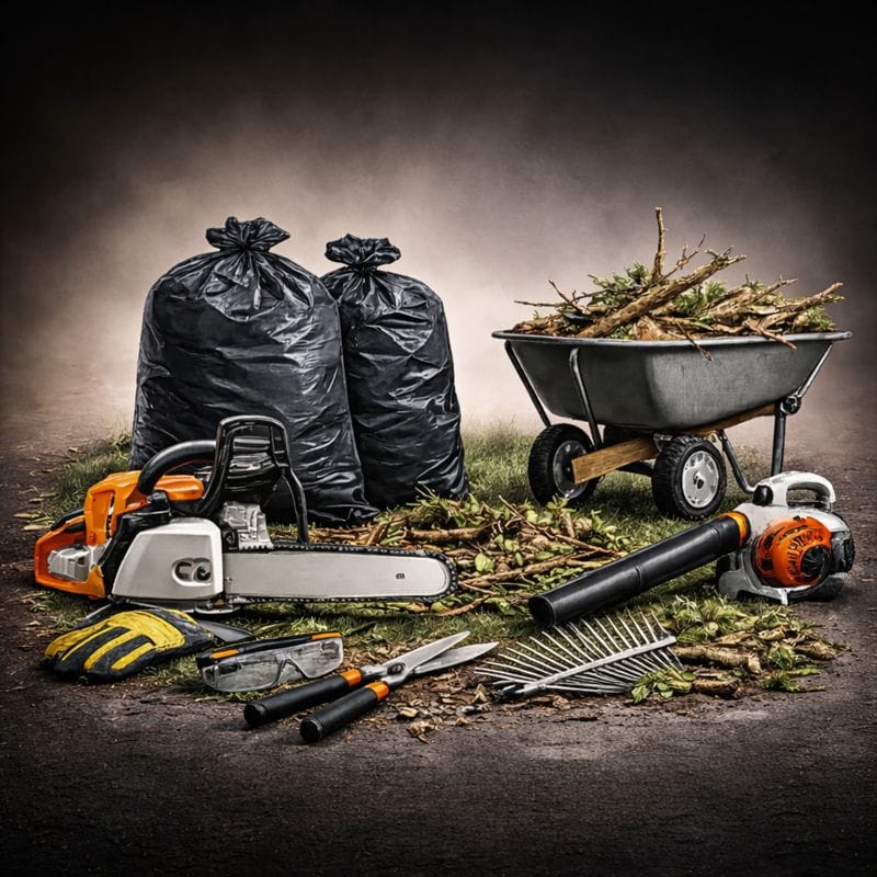 Storm cleanup and debris removal